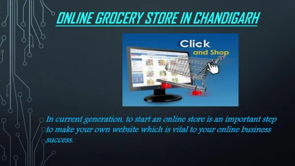Online grocery store in Chandigarh