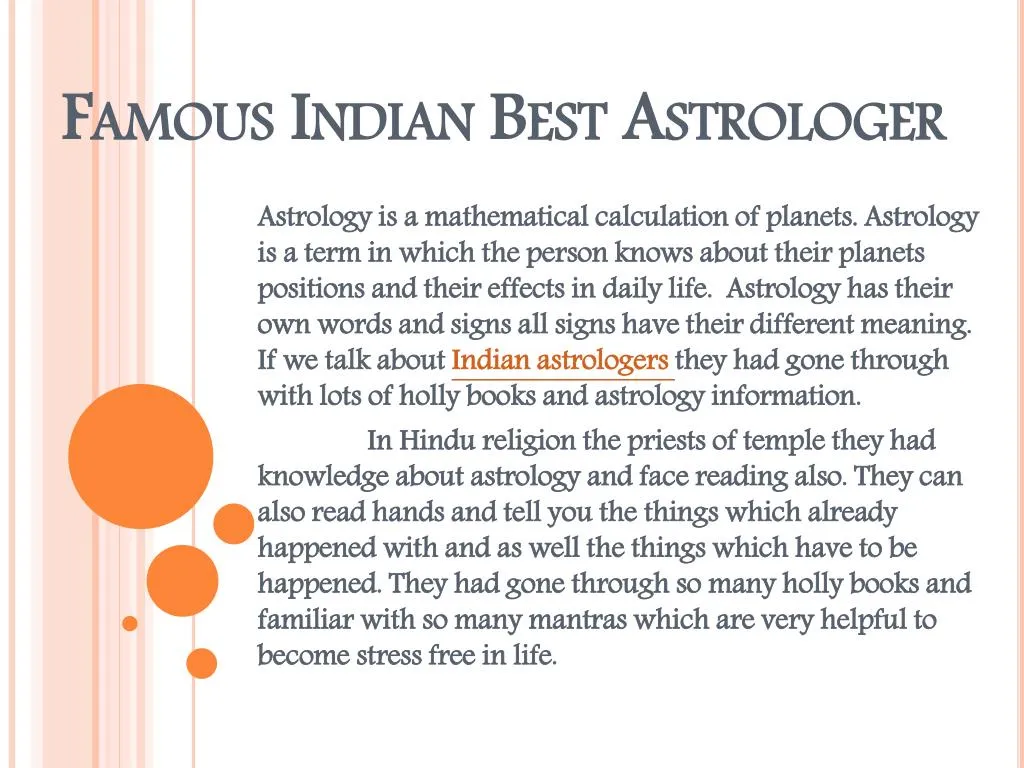 famous indian best astrologer