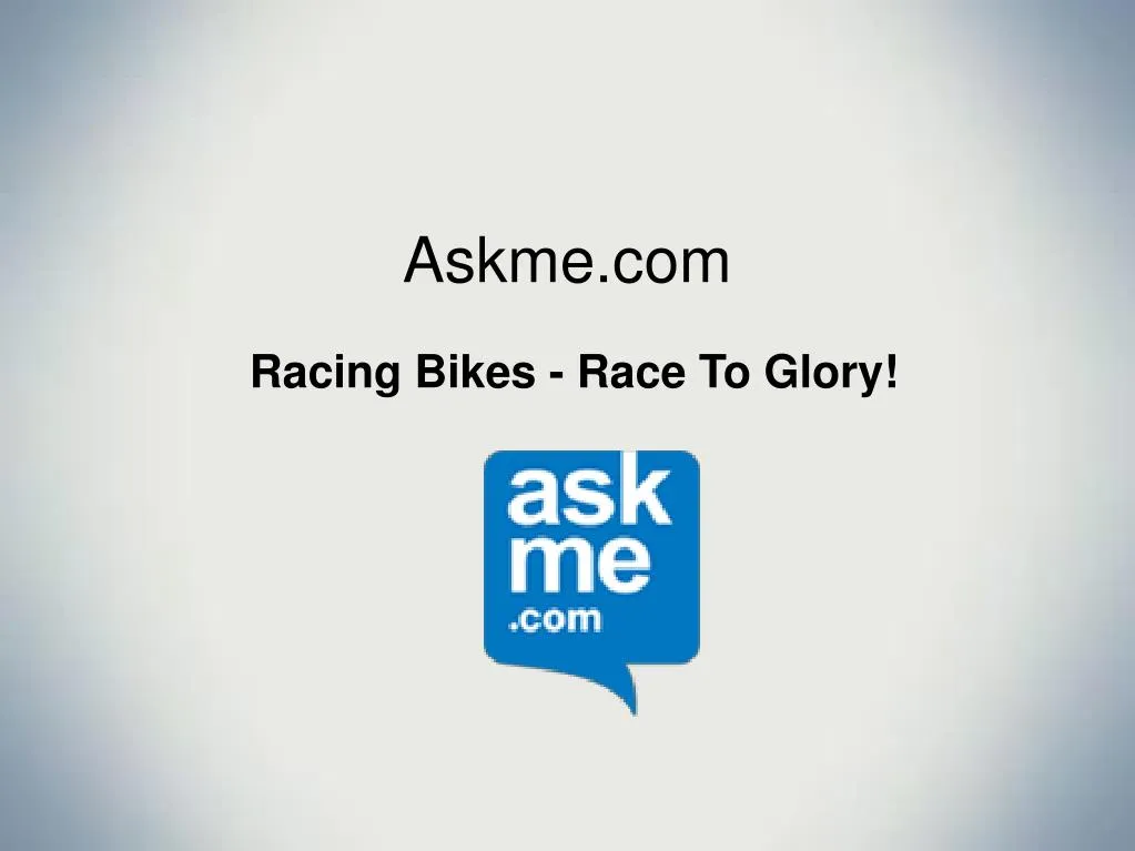 racing bikes race to glory