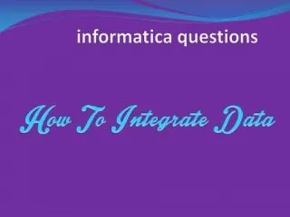 informatica interview questions