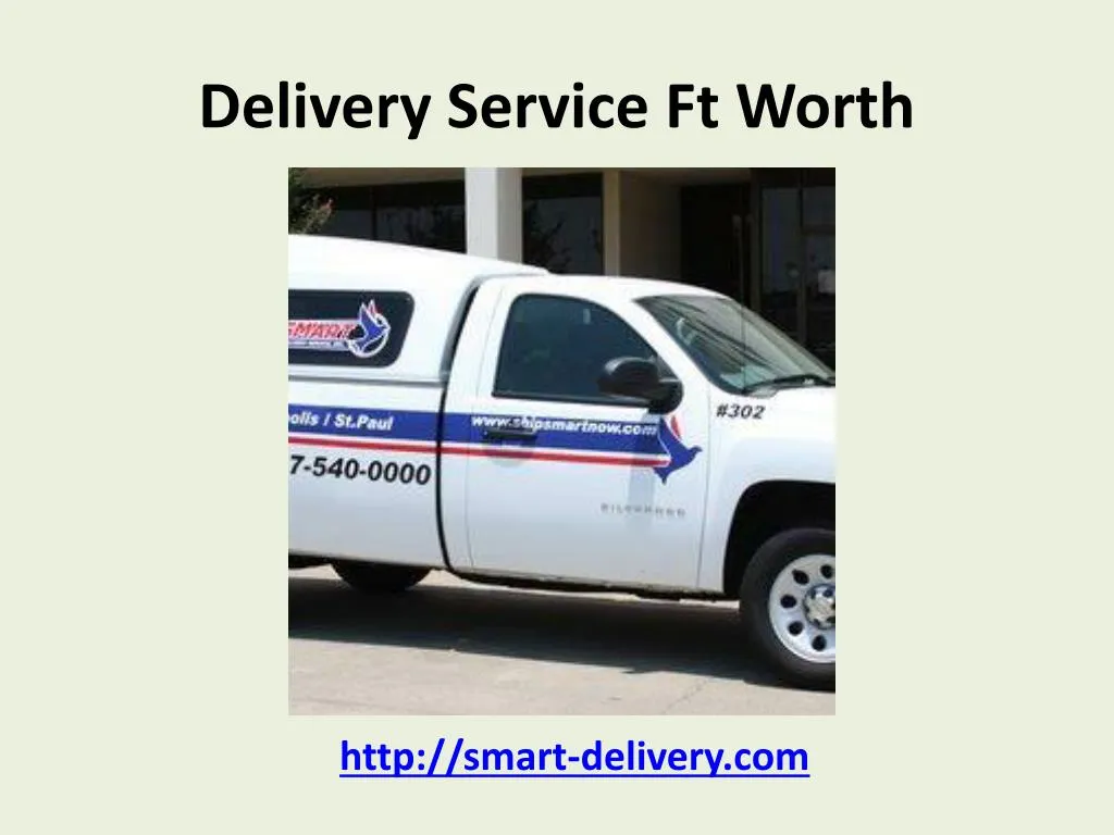 delivery service ft worth