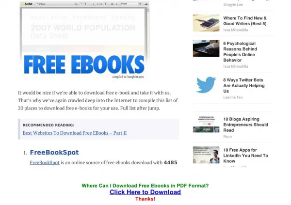 Where Can I Download Books in PDF Format?