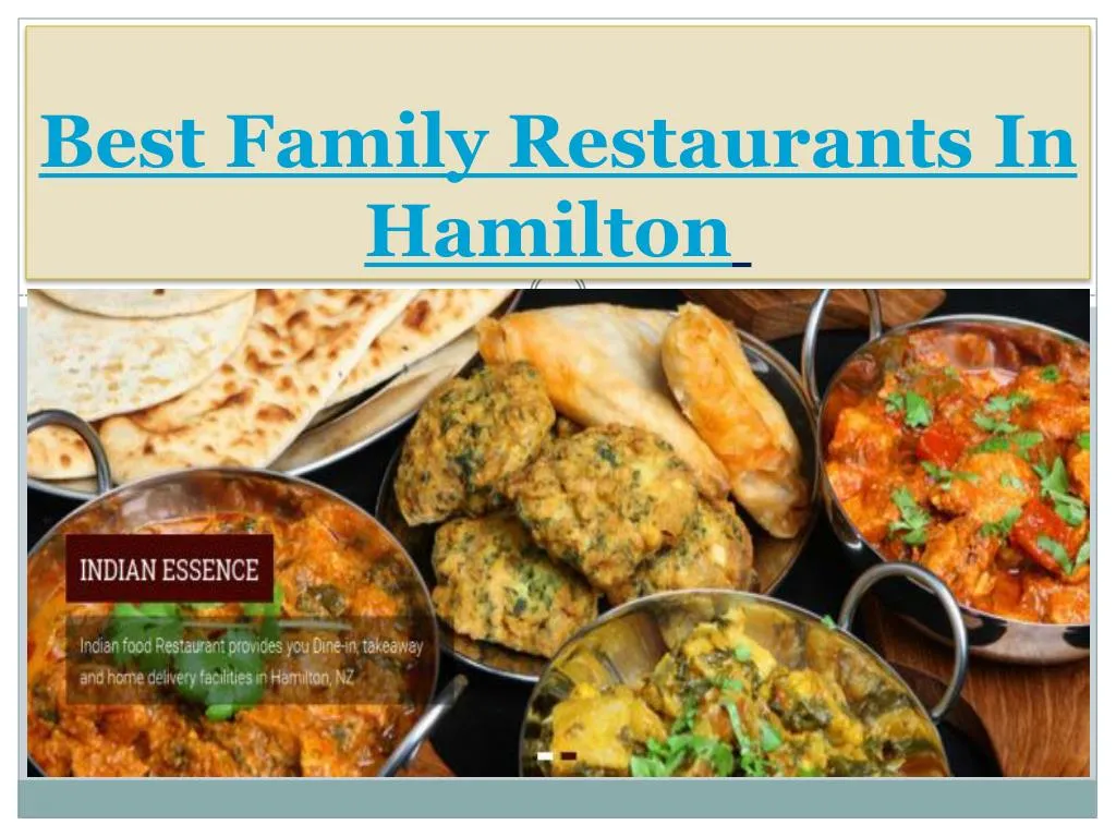 best family restaurants in hamilton