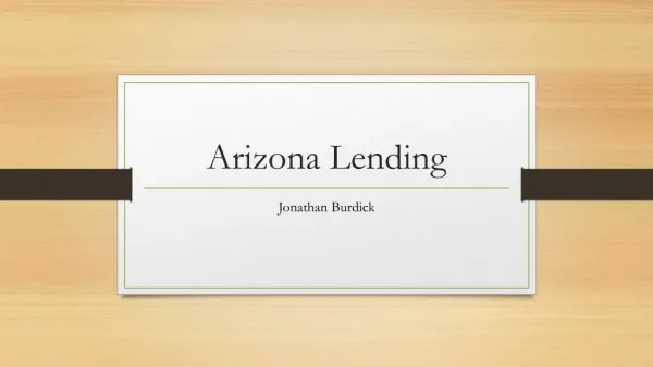 Arizona Lending
