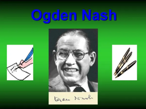 Ogden Nash