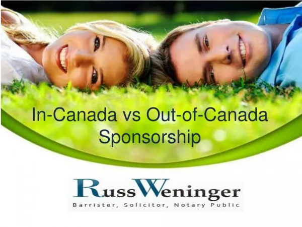 In-Canada vs Out-of-Canada Sponsorship