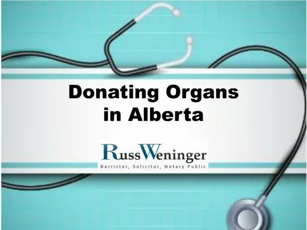 Donating Organs in Alberta