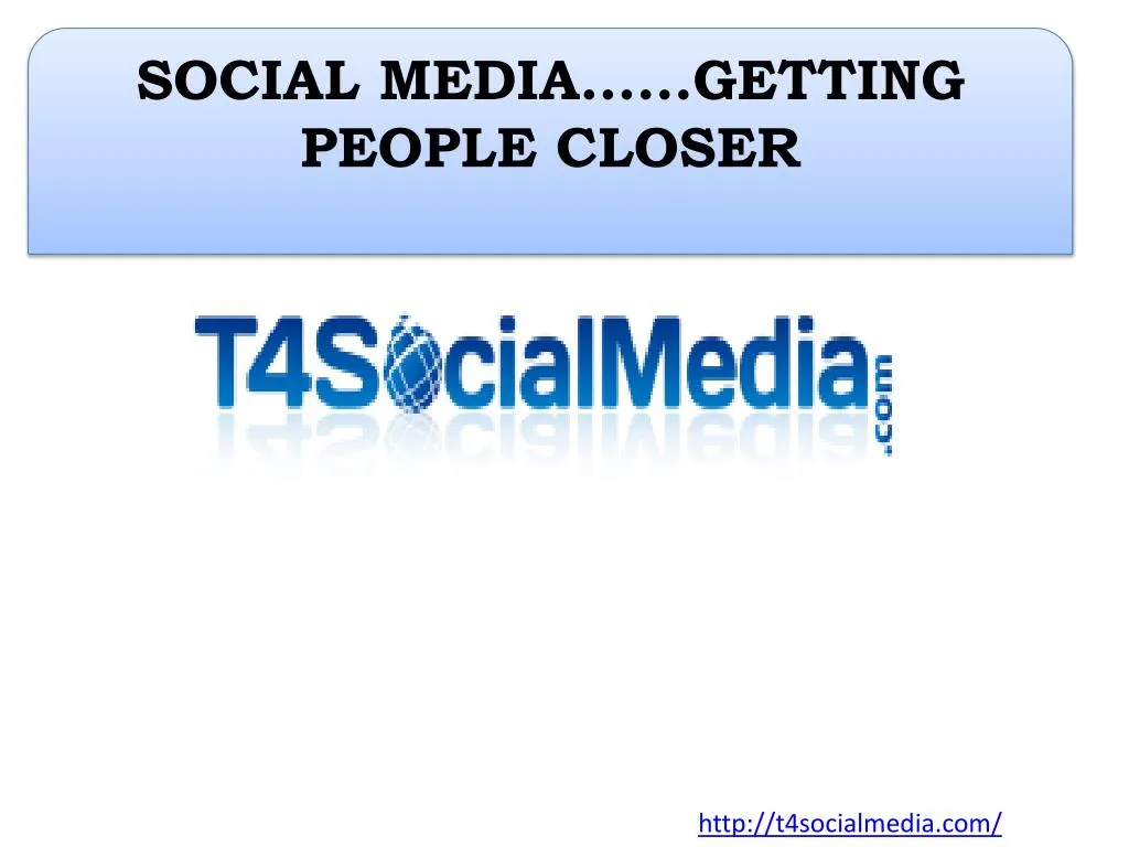 social media getting people closer