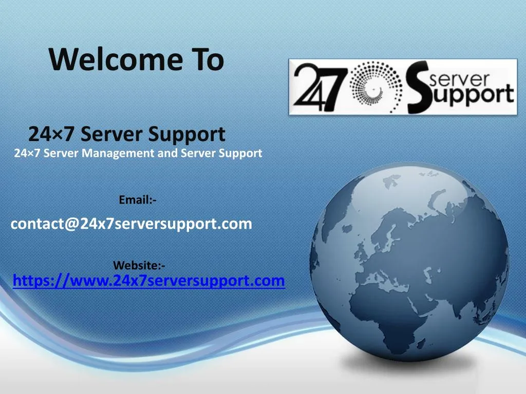24 7 server support
