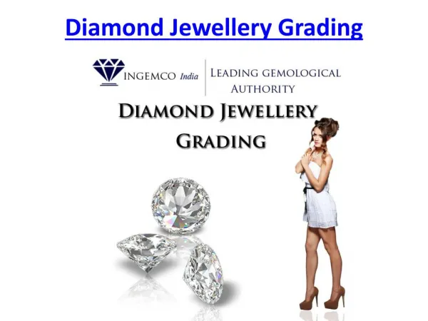 Diamond Jewellery Grading