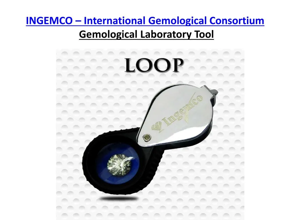 ingemco international gemological consortium gemological laboratory tool