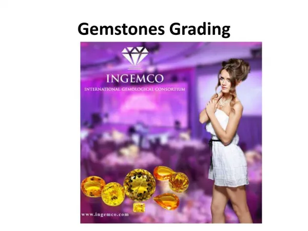 Gemstones Certification