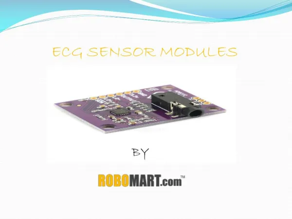 ECG Sensor Modules - Robomart