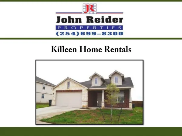 Killeen Home Rentals