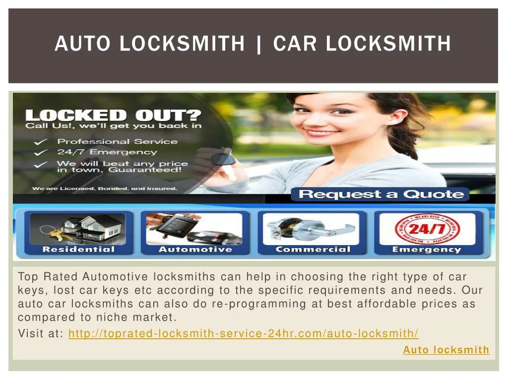 auto locksmith car locksmith