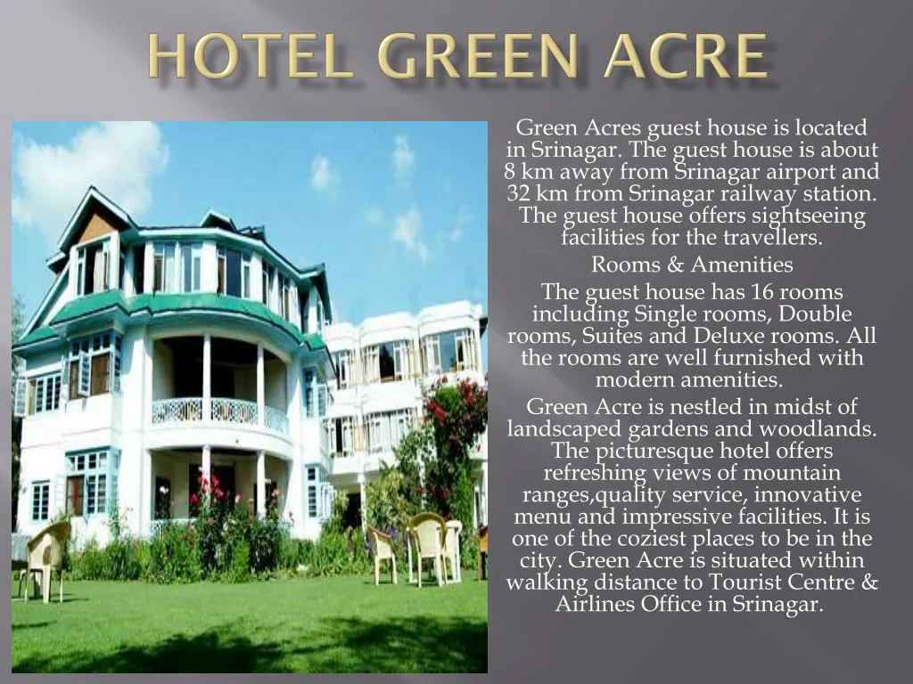 hotel green acre