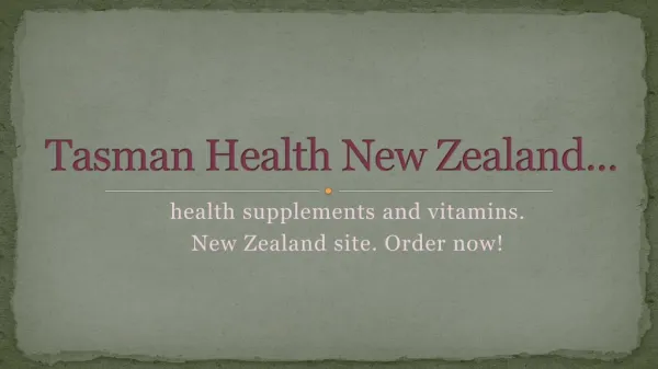 Tasmanhealth