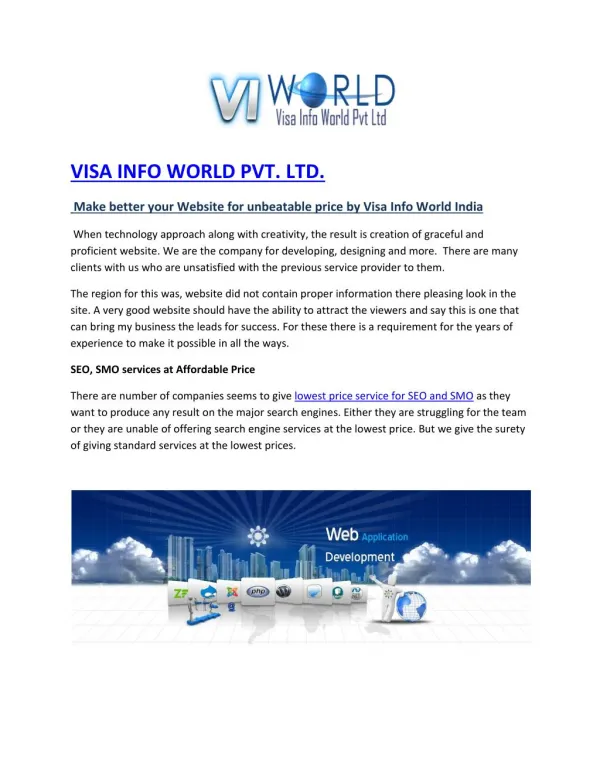 SMS Marketing Company in Noida India -visainfoworld.com