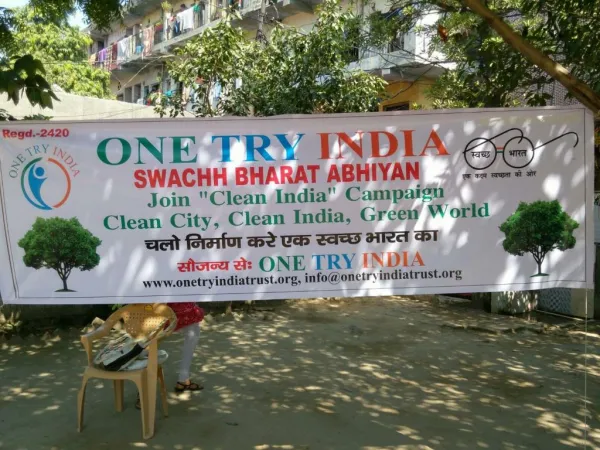 Clean India Campaign by One Try India Trust