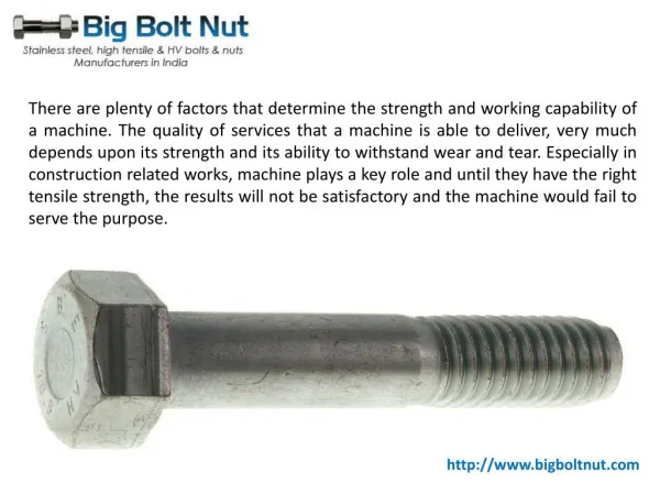 Points To Consider When Purchasing DIN 6914 Bolts