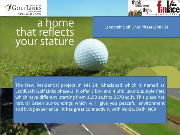 landcraft golflinks Ghaziabad | landcraft golf links