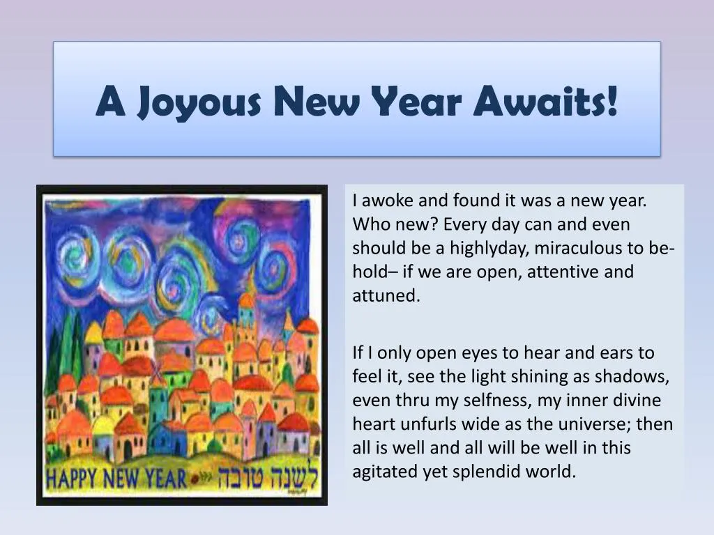 a joyous new year awaits