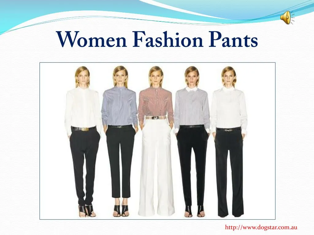 women fashion pants