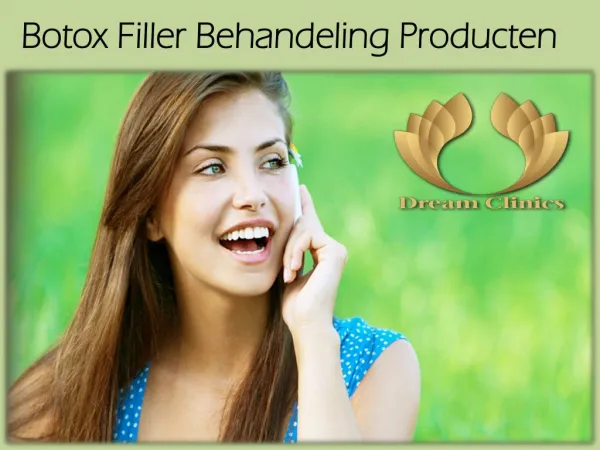 Botox Filler Behandeling Producten