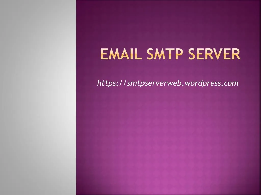email smtp server