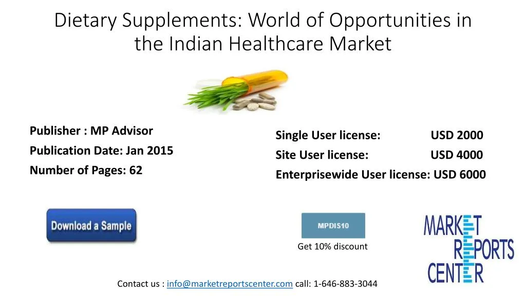 dietary supplements world of opportunities in the indian healthcare market