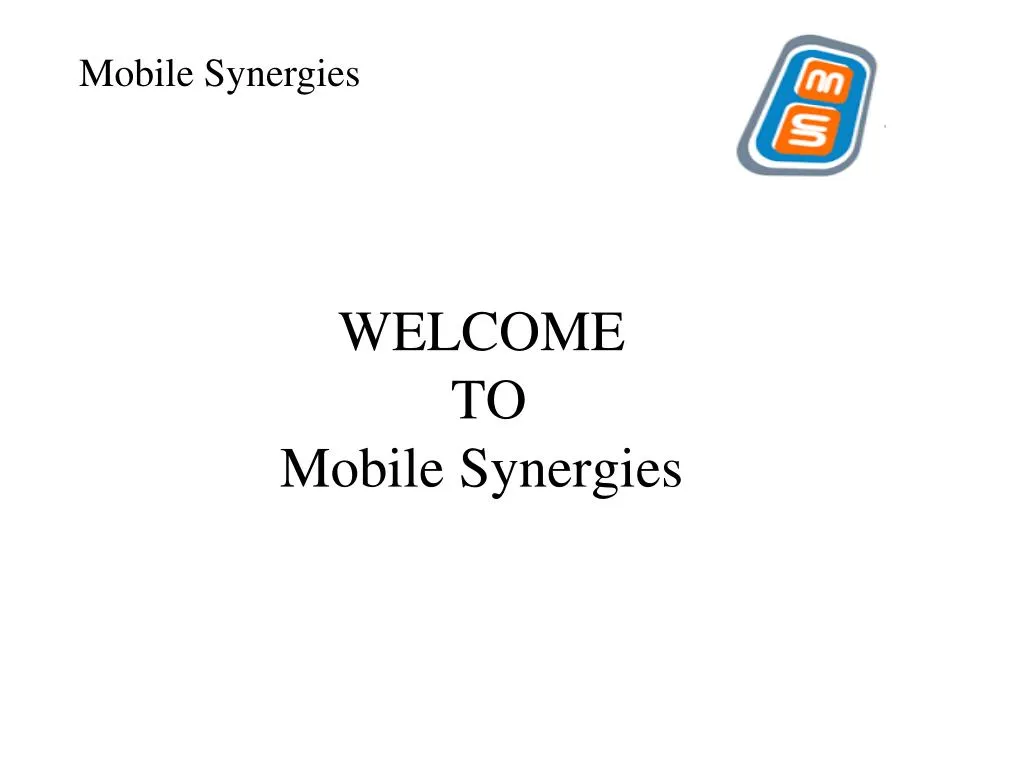 welcome to mobile synergies