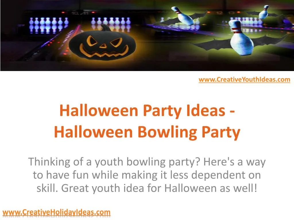 halloween party ideas halloween bowling party