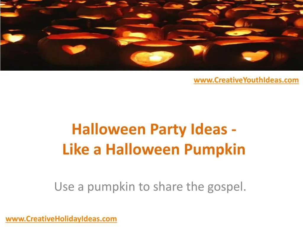 halloween party ideas like a halloween pumpkin