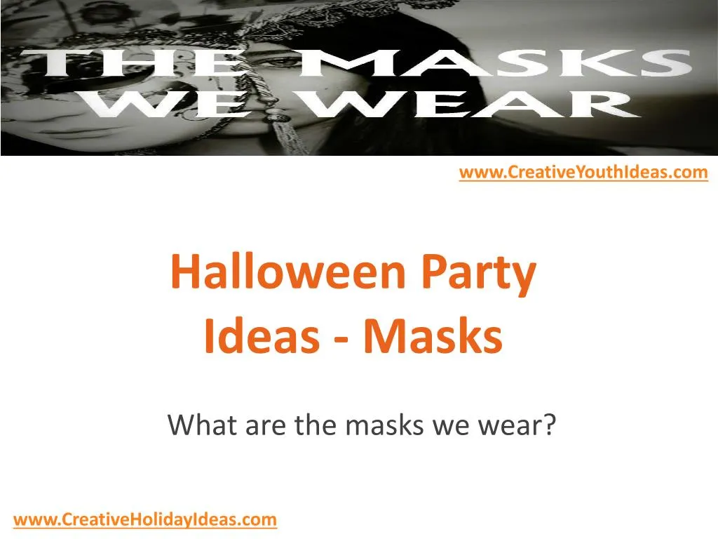 halloween party ideas masks