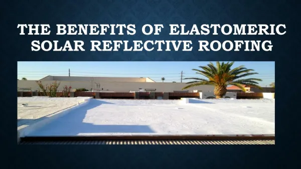Commercial Elastomeric Roofing OHIO
