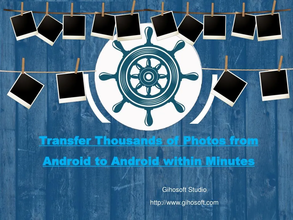 transfer thousands of photos from android to android within minutes