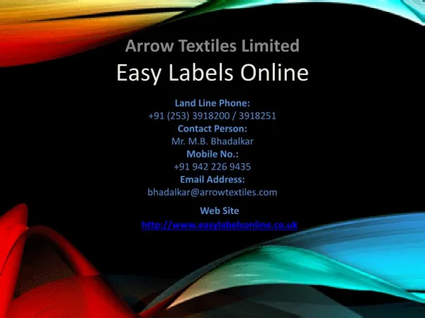 Garment label manufacturer easy labels online