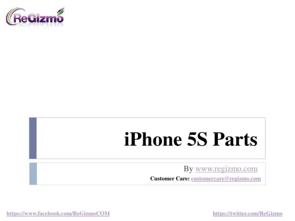 iPhone 5S Parts- Genuine Apple OEM and Non-OEM
