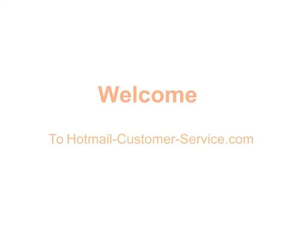 Hotmail Customer Service 1-844-711-2888