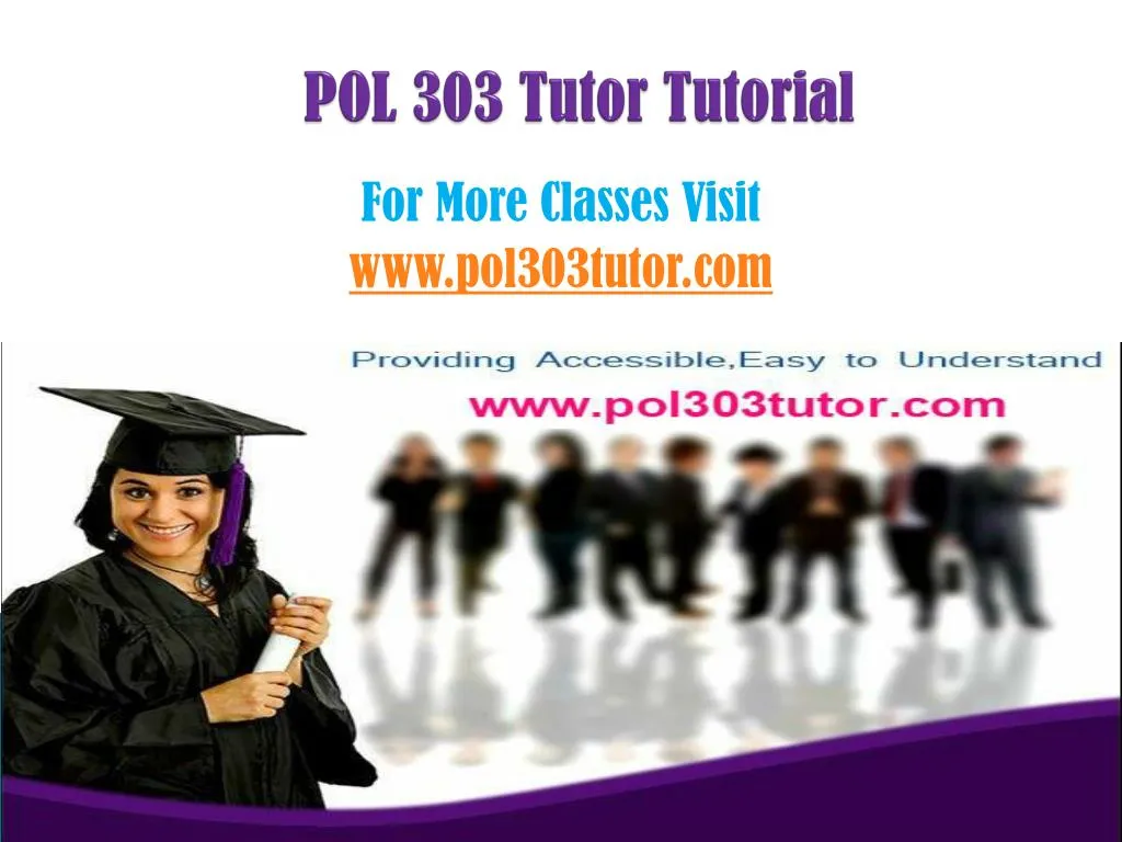 pol 303 tutor tutorial