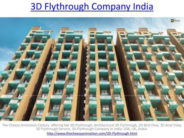3D Flythrough Company