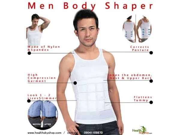 Look Slim And Get A Toned Body With Men Slimming Vest