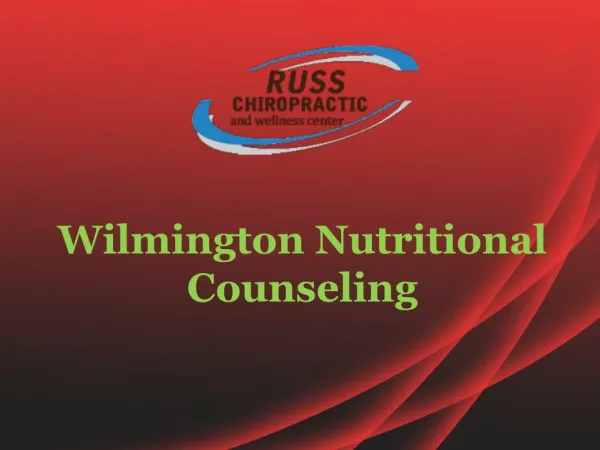 Wilmington Nutritional Counseling