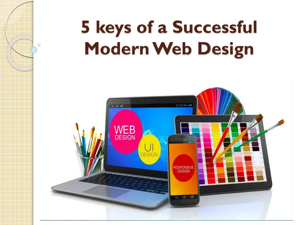 5 keys of a successful modern web design