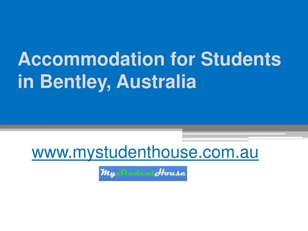 accommodation for students in bentley australia