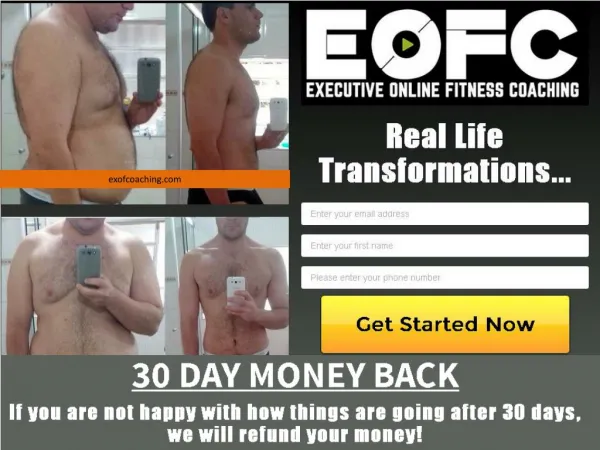 Executive online fitness coaching - EOFC
