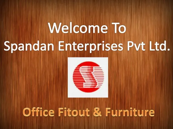 Executive Office Furniture Fit Out Services India