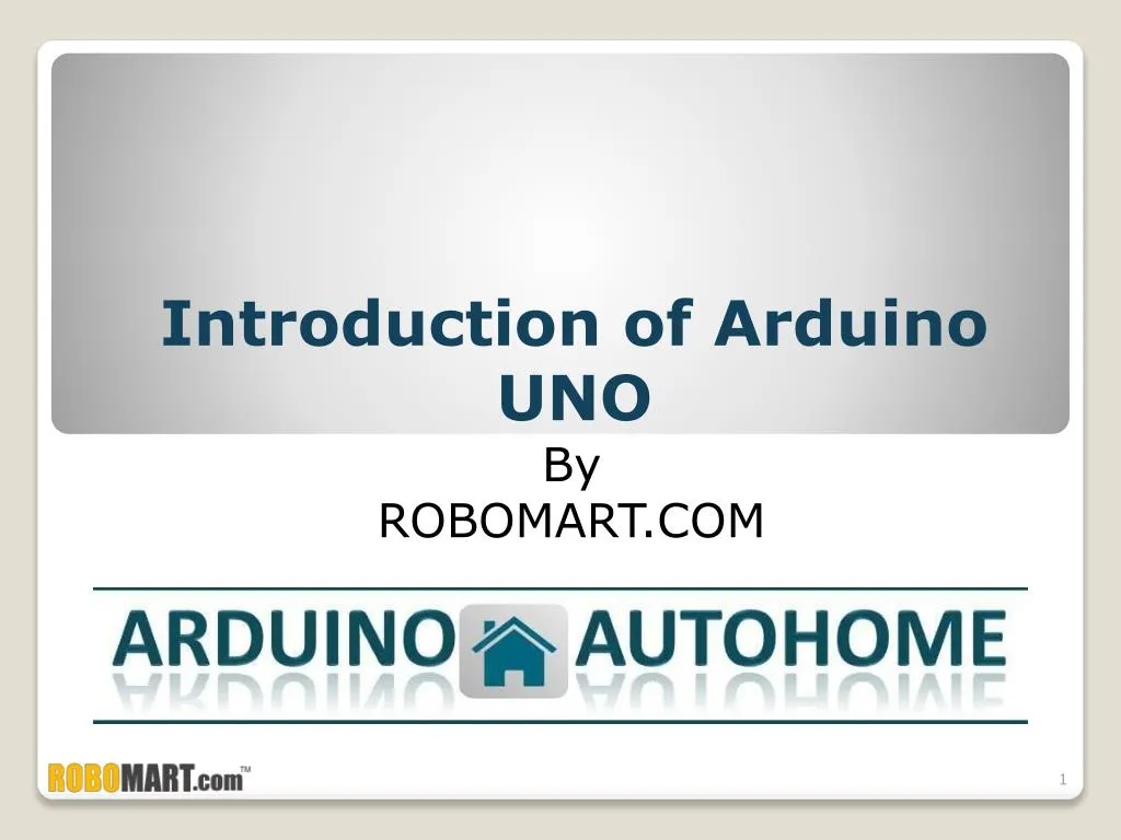 introduction of arduino uno