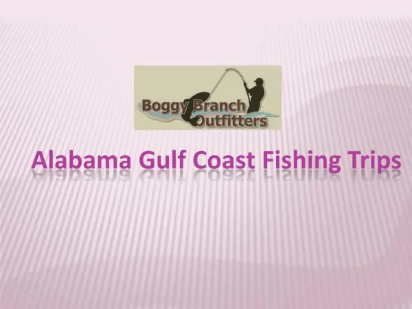 Alabama Gulf Coast Fishing Trips