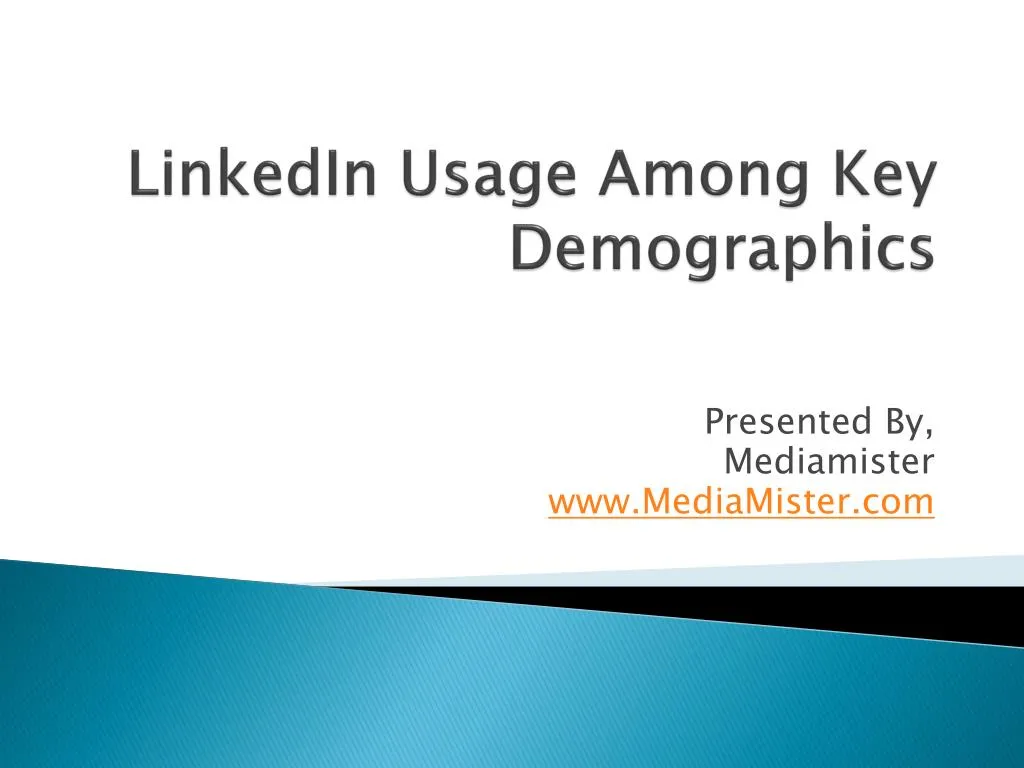 linkedin usage among key demographics